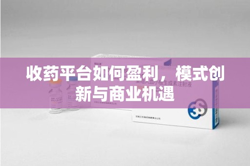 揭阳收药平台如何盈利，模式创新与商业机遇